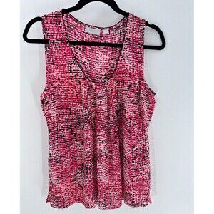 Women's Carlisle New York Silk Sleeveless Blouse Tank Size 6